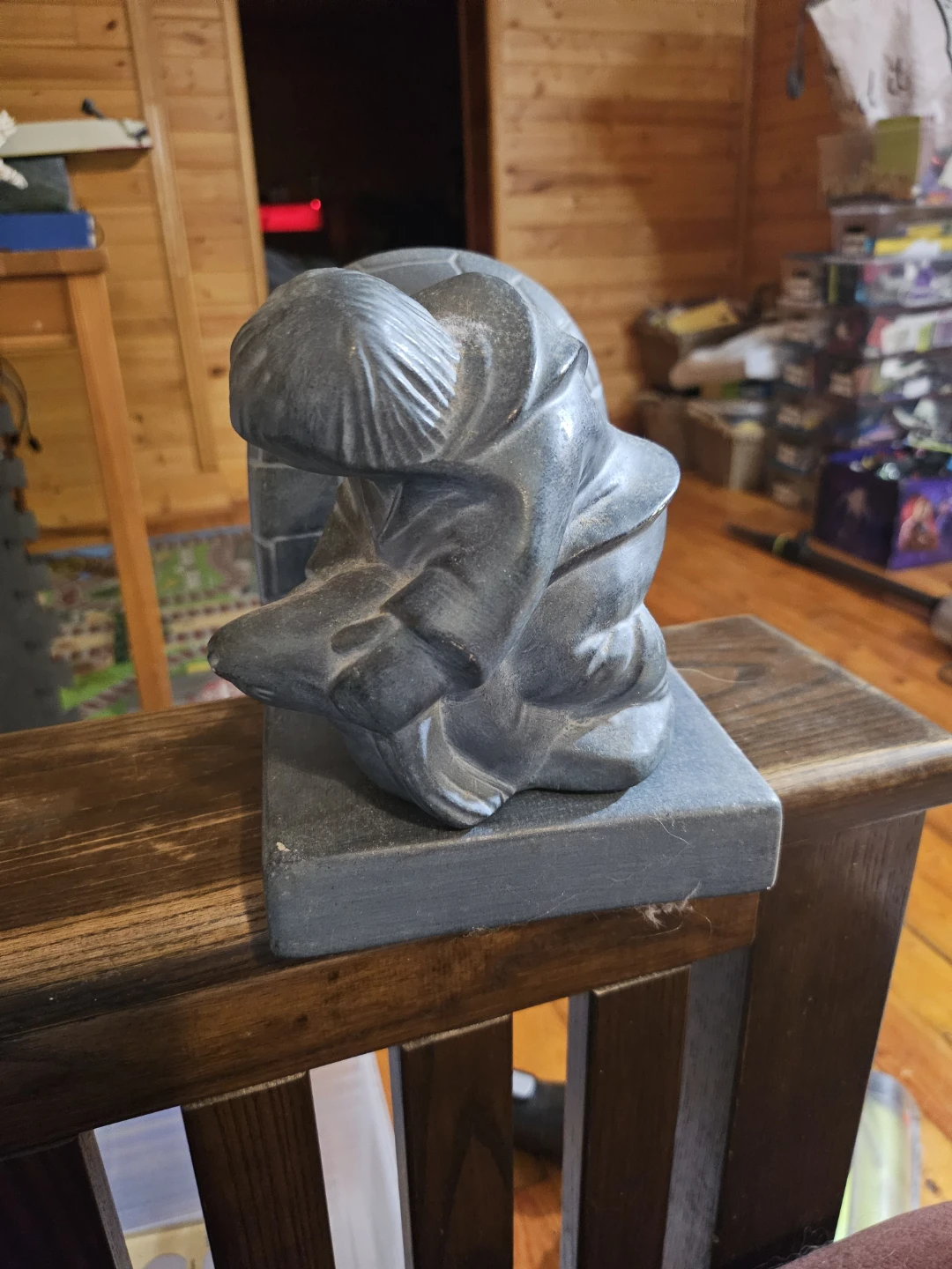 Canada Igloo and Figure Sculpture