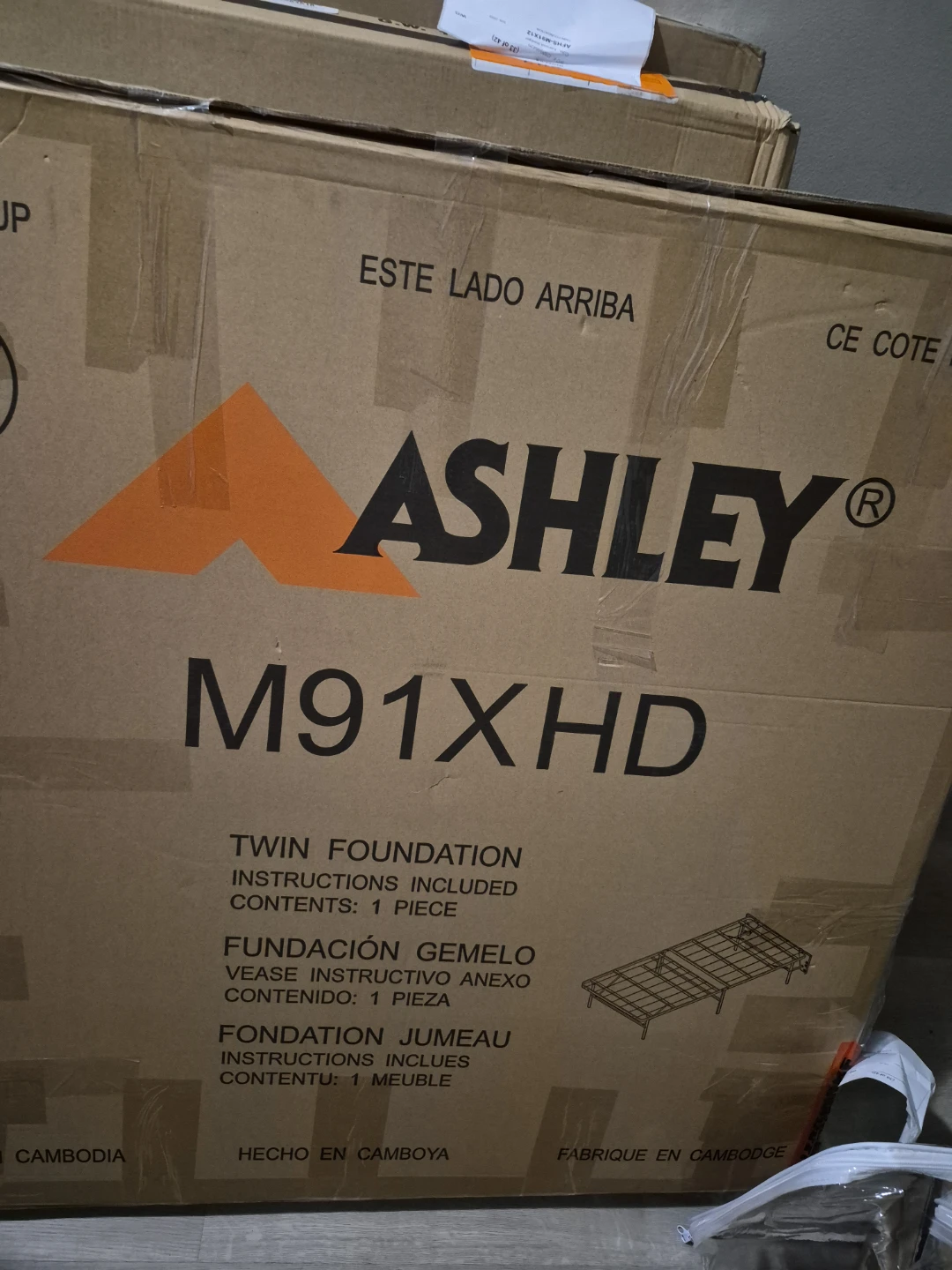 Ashleys Twin bed frame