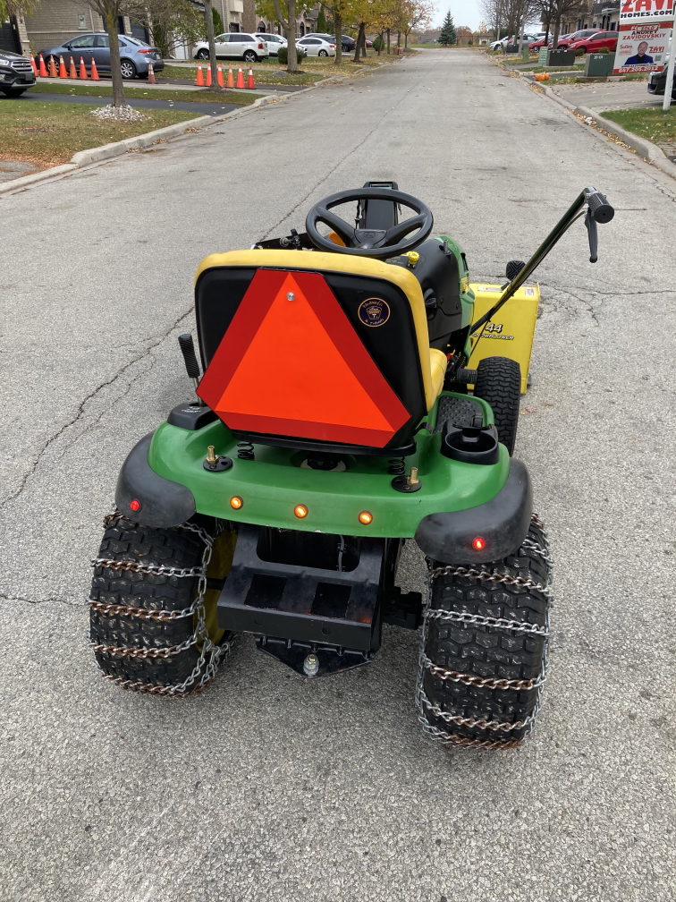 John Deere Riding Mower with Snowblower Attachment - photo 2