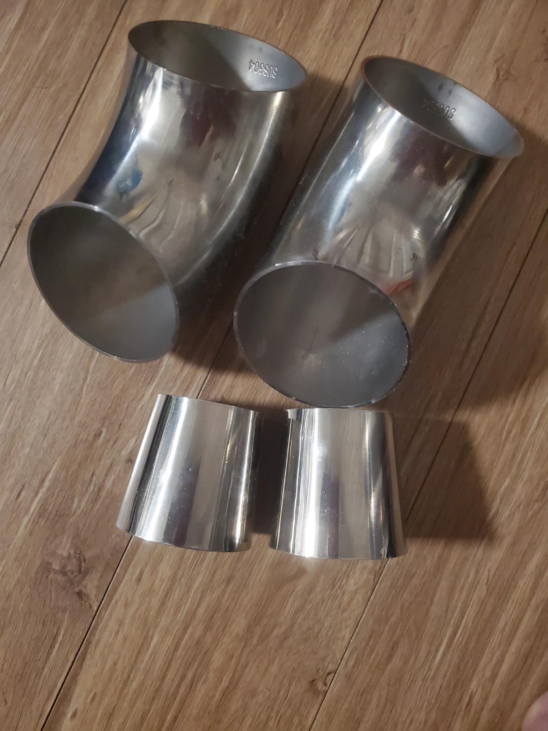 Stainless Steel Exhaust Pipe Bends and Reducers