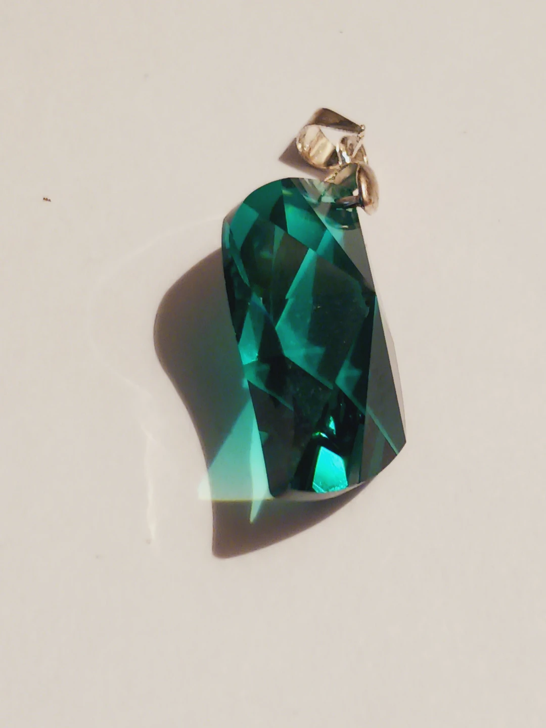 Emerald Green Crystal Pendant