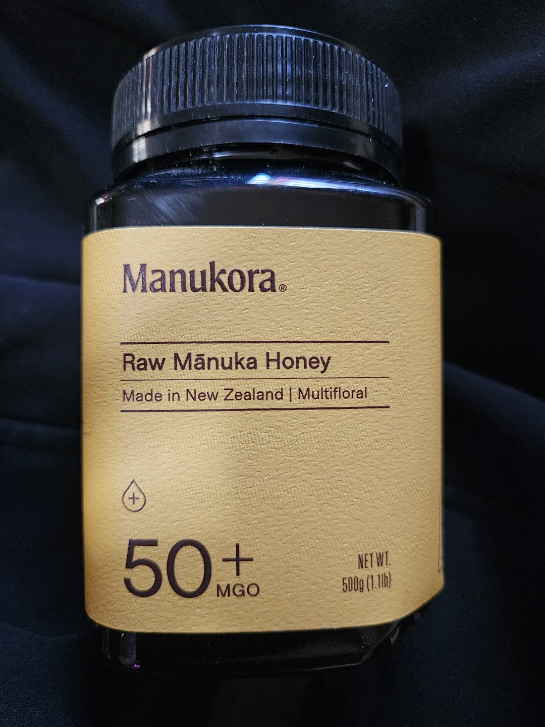 Manukora Raw Manuka Honey 50+ MGO 500g