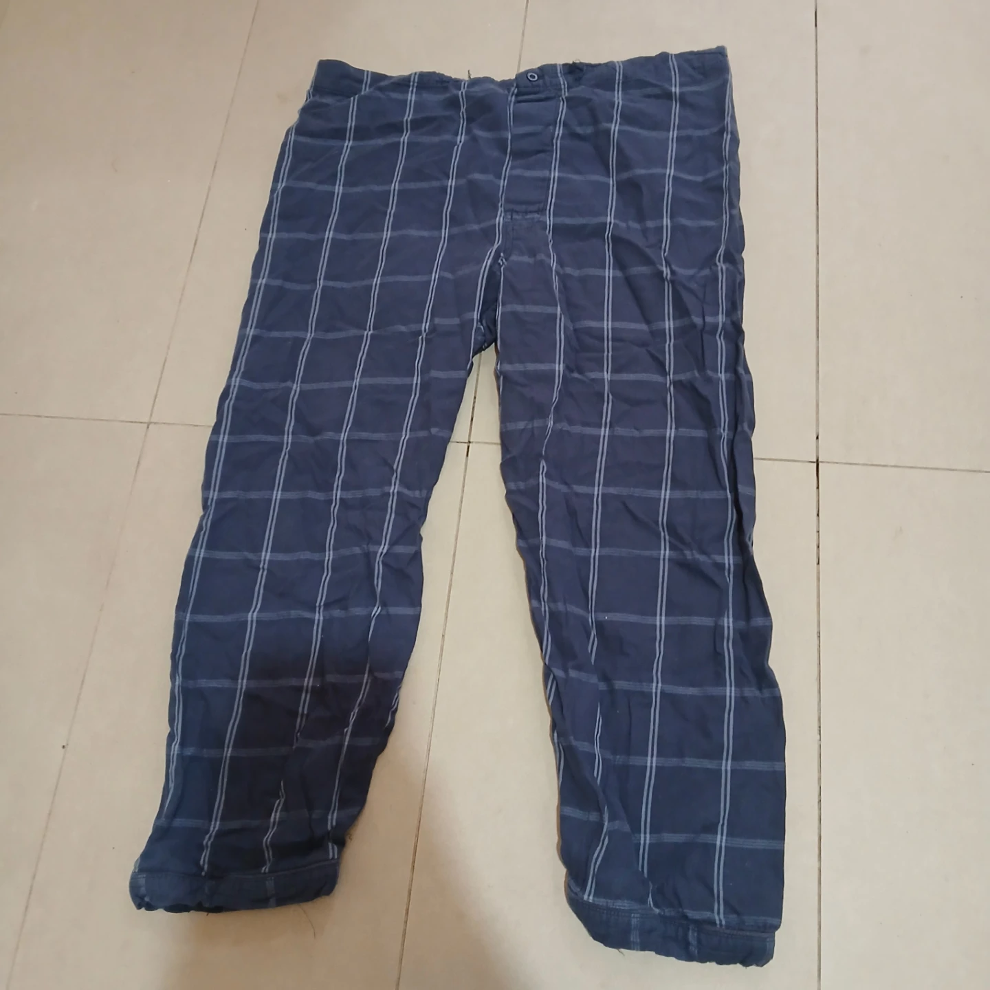 ⚽ Blue Plaid Lounge Pants