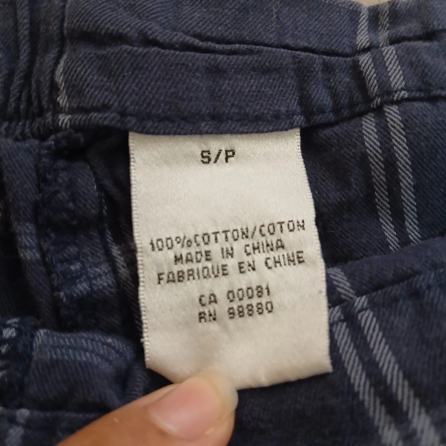 ⚽ Blue Plaid Lounge Pants - photo 2