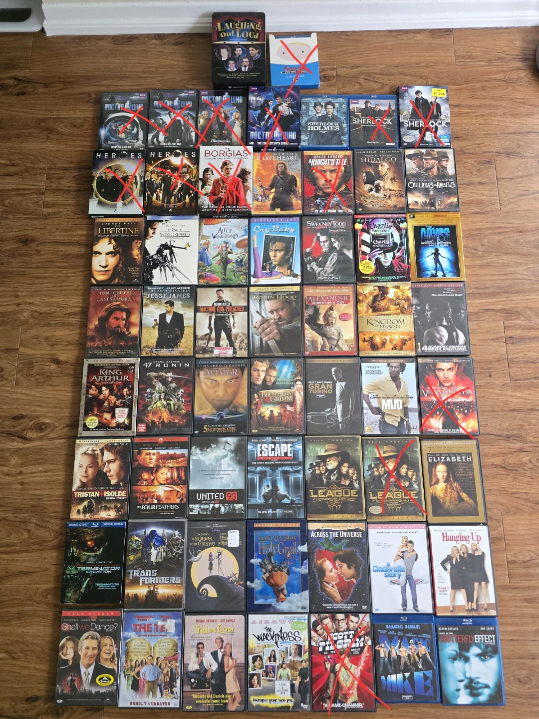 3$ each: 50+ DVD&Blue-Ray collection