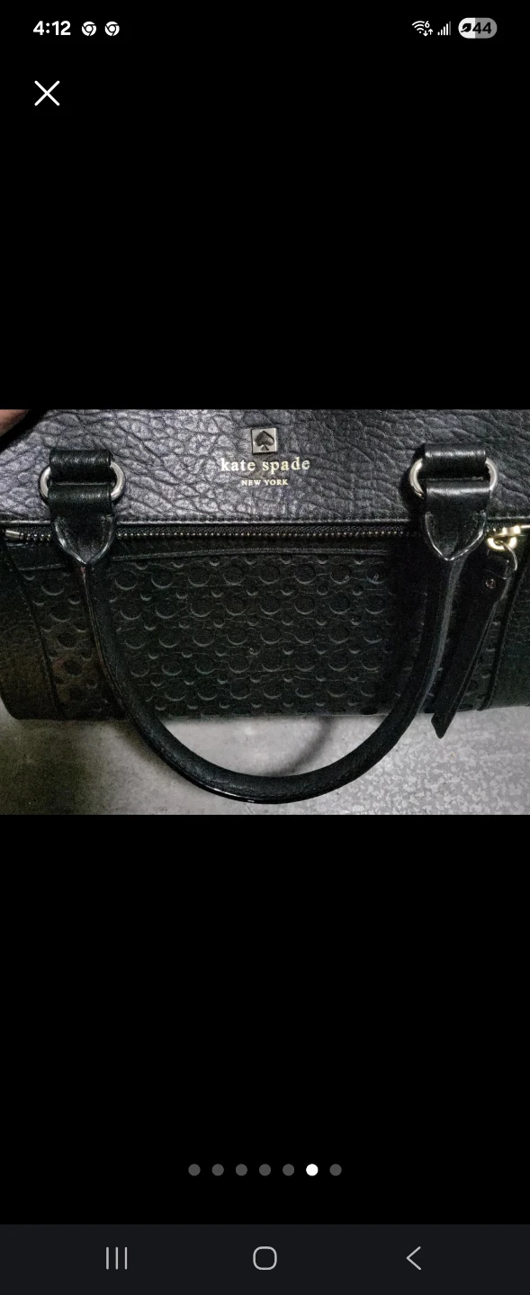 Kate Spade New York Black Leather Satchel Handbag - photo 3