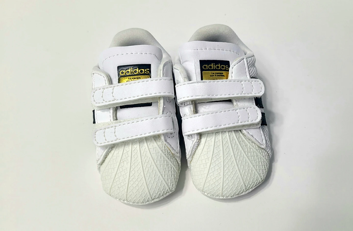 Adidas Superstar Crib Shoes - White/Black (0-6mos) - photo 2