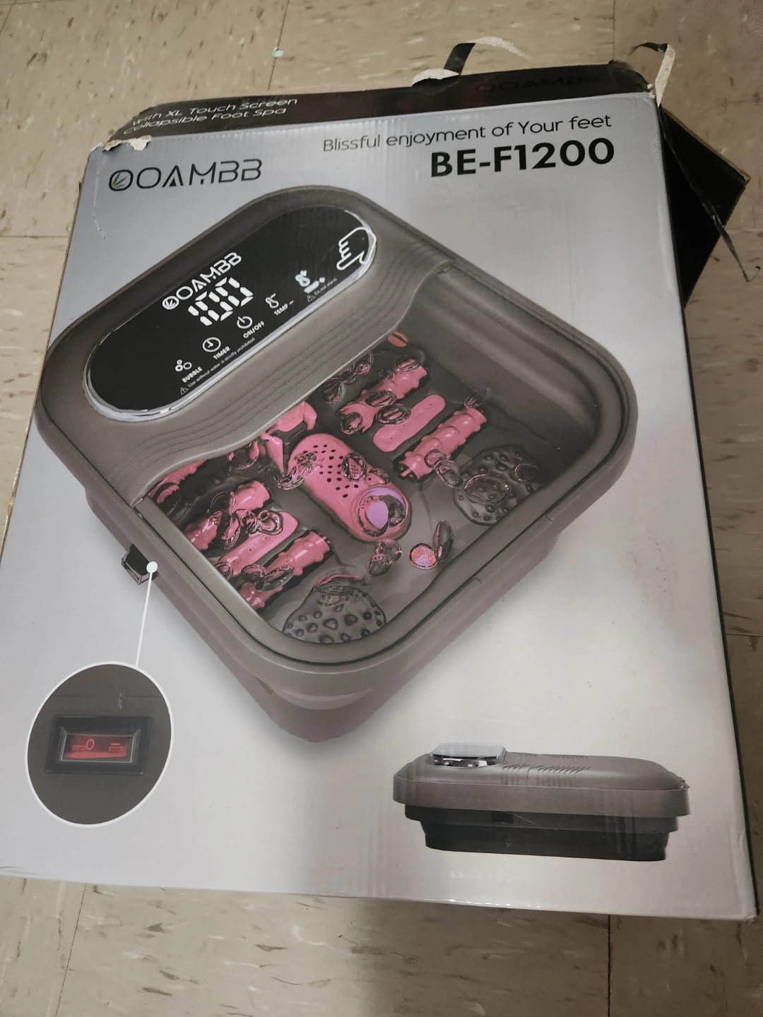 OAMBB BE-F1200 Foot Spa