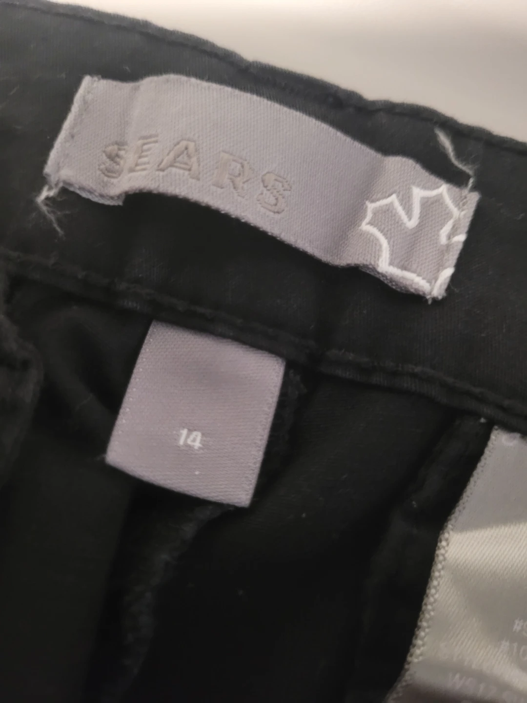 Sears Black Shorts Size 14 - photo 2