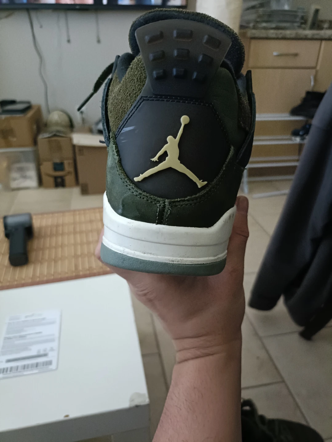 Air Jordan 4 Retro SE 'Craft' Olive - photo 3