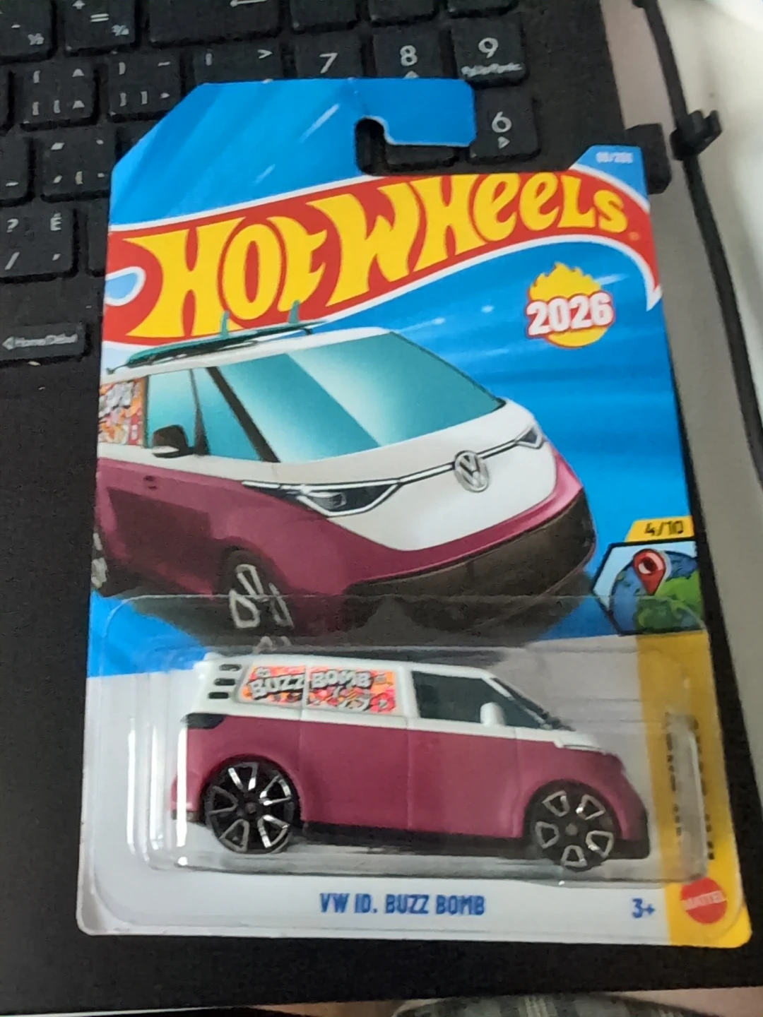 Hot Wheels VW ID. Buzz Bomb die-cast car