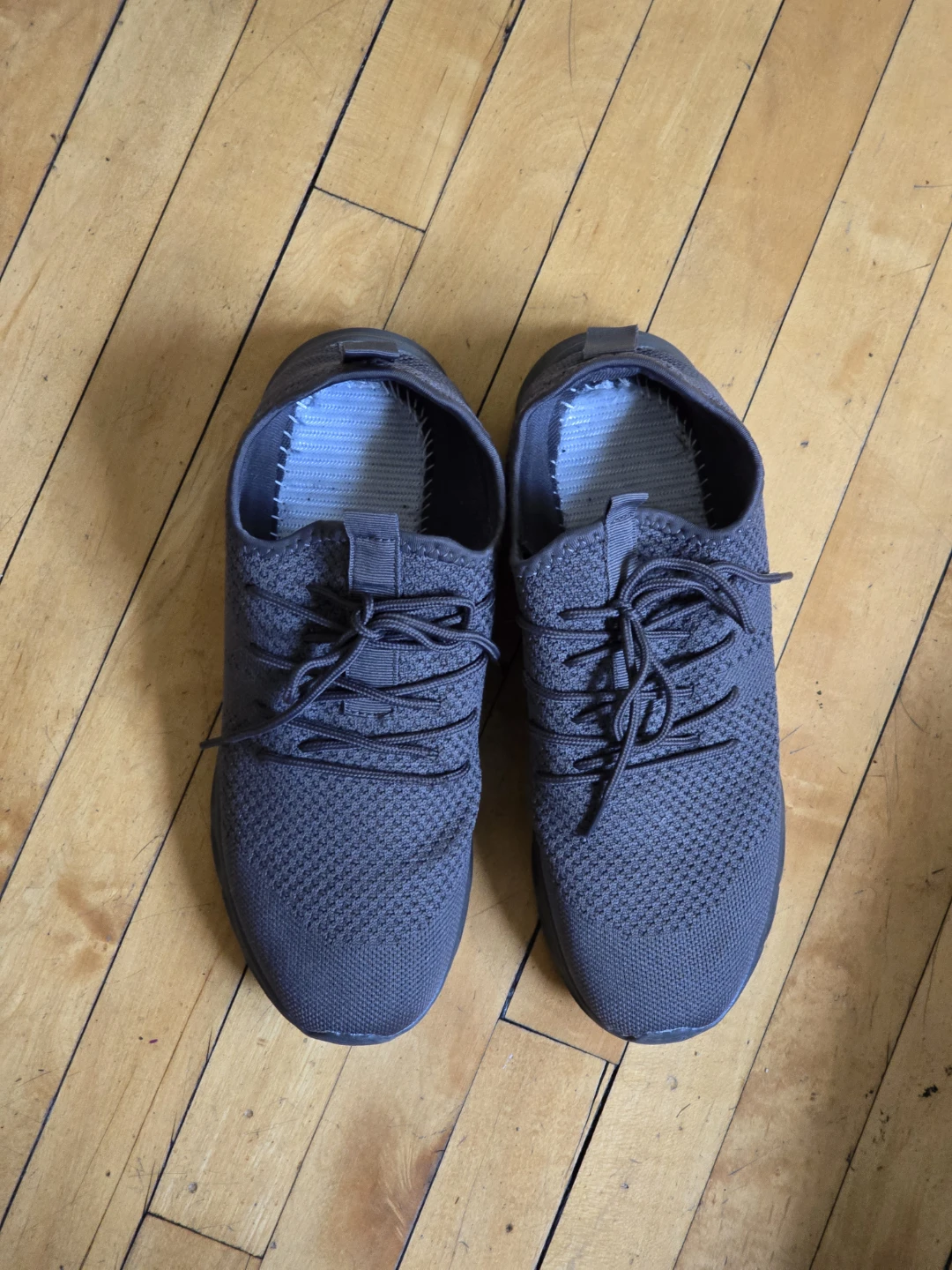 ⚽Men's Grey Knit Athletic Shoes