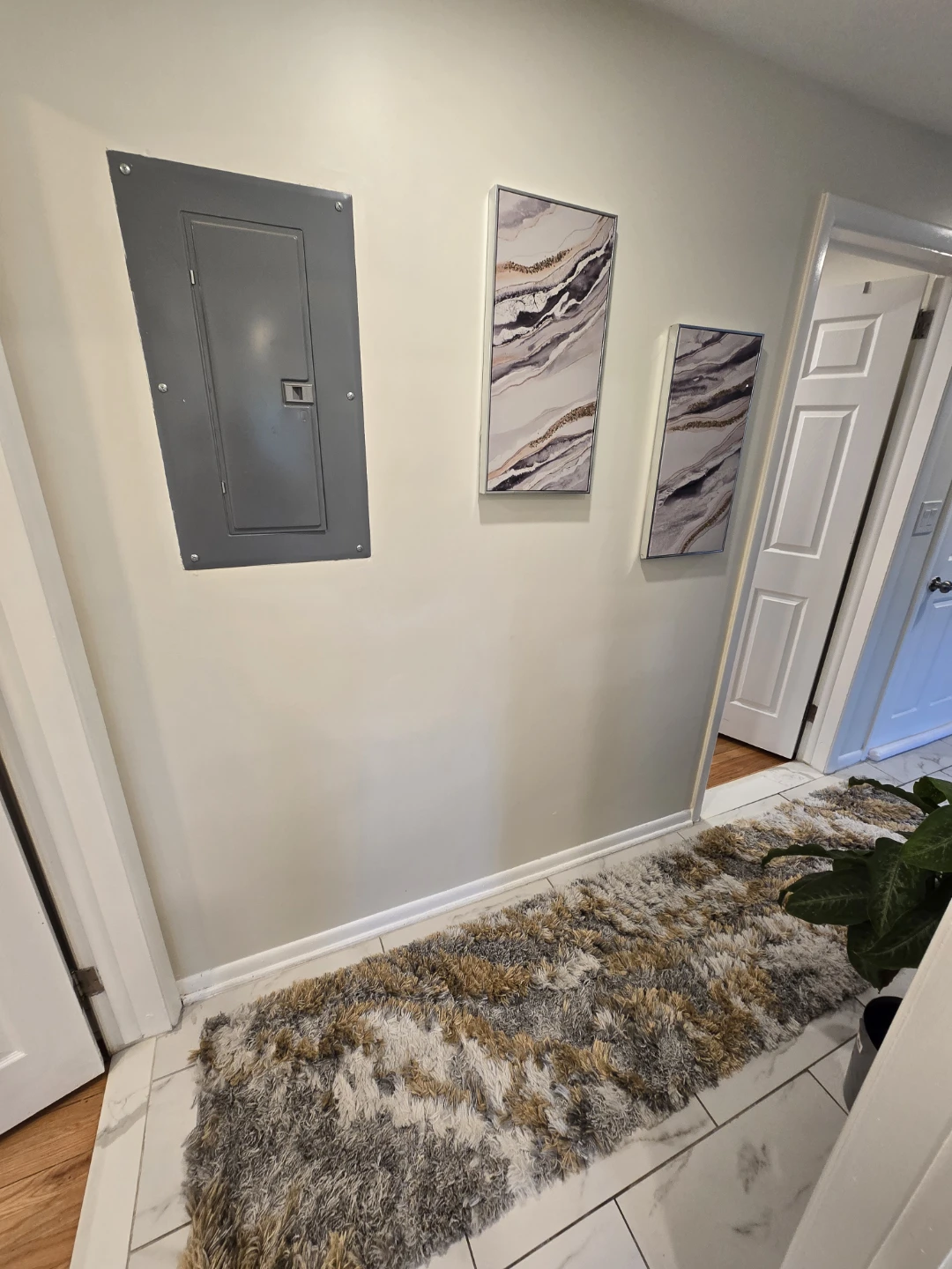 Plush Runner Rug - Cream, Tan & Gray - photo 3