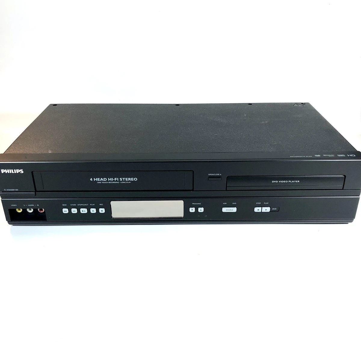 Philips 4-Head Hi-Fi Stereo VCR DVD Player Combo