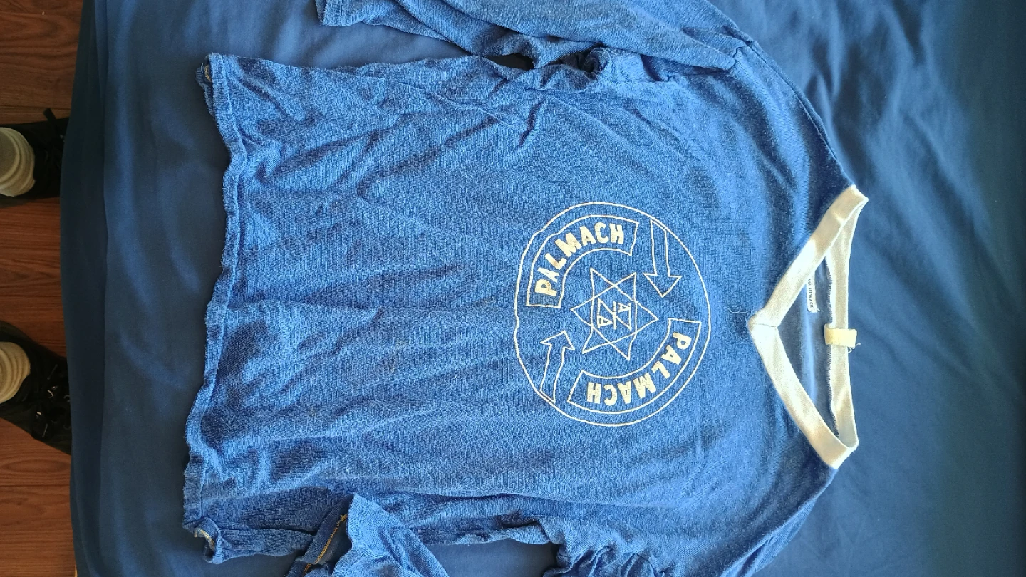 ⚽  Vintage Blue Long Sleeve Shirt with Number 25 - photo 2