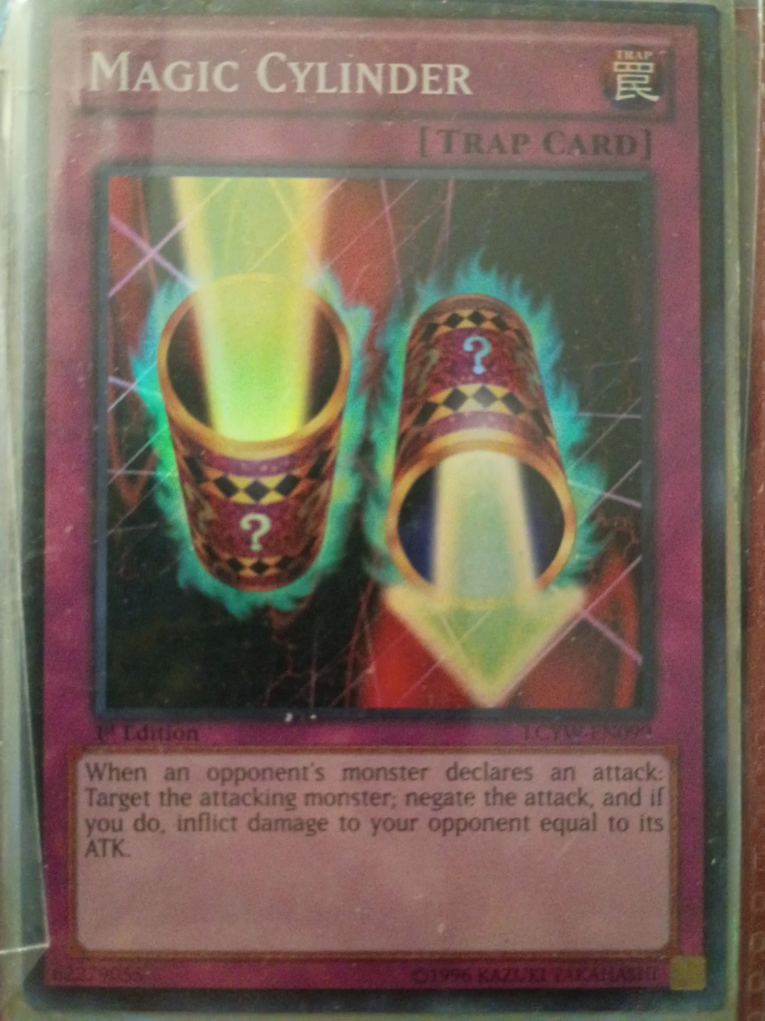 Yu-Gi-Oh! Magic Cylinder Trap Card⚽