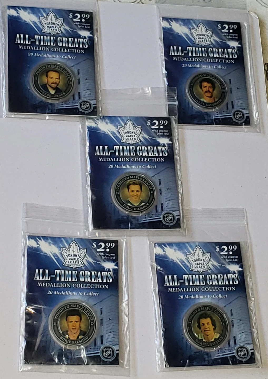 Toronto Maple Leafs All-Time Greats Medallions