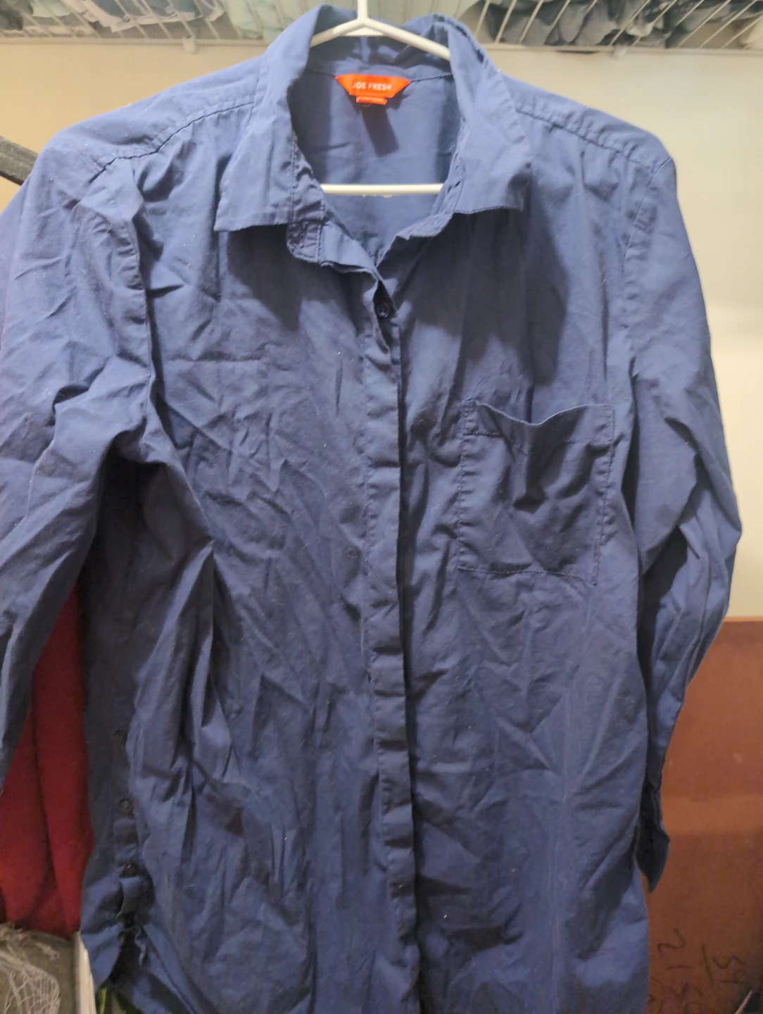 Joe Fresh Blue Button-Up Shirt