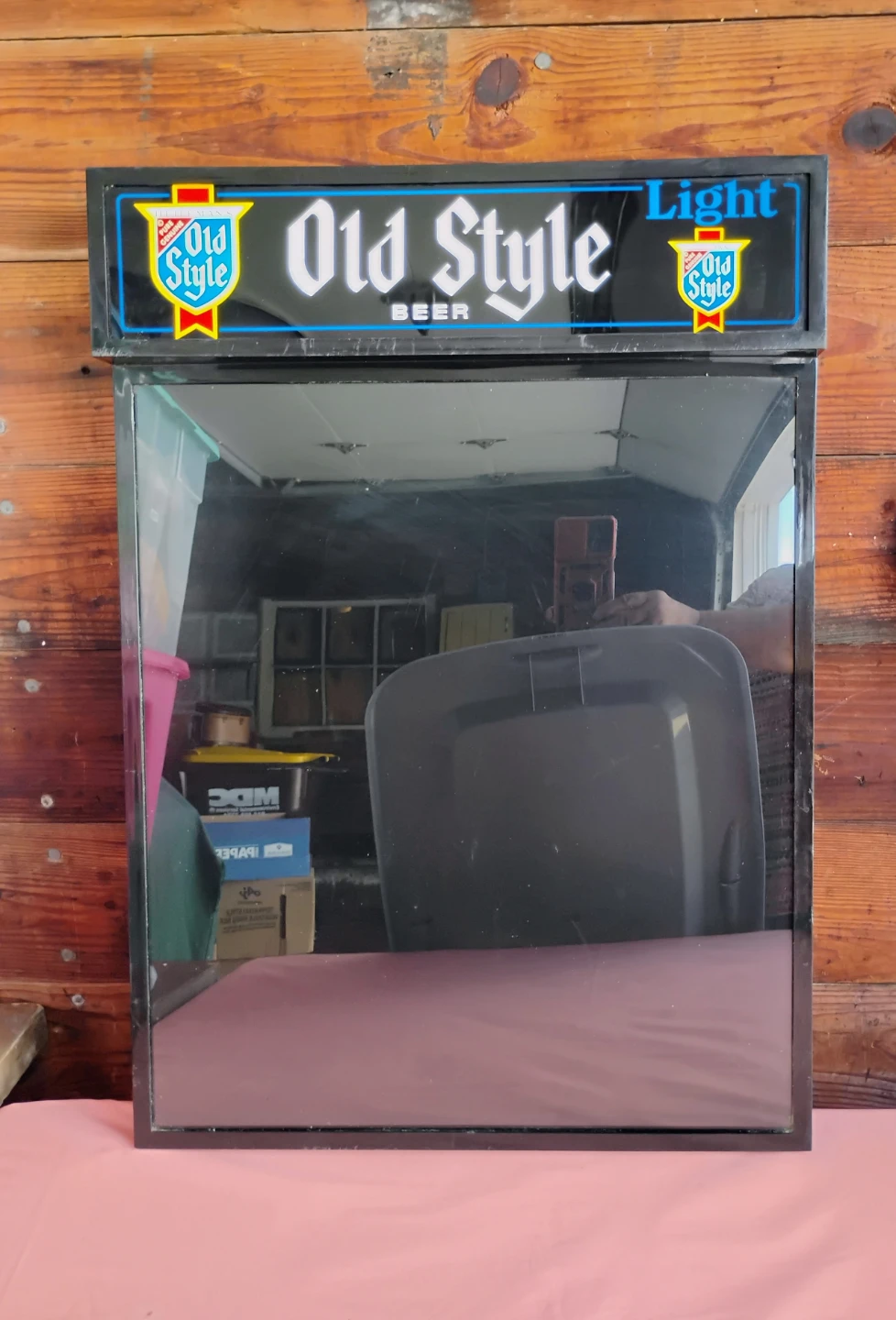 VINTAGE “OLD STYLE” BEER NEON MESSAGE MENU BOARD