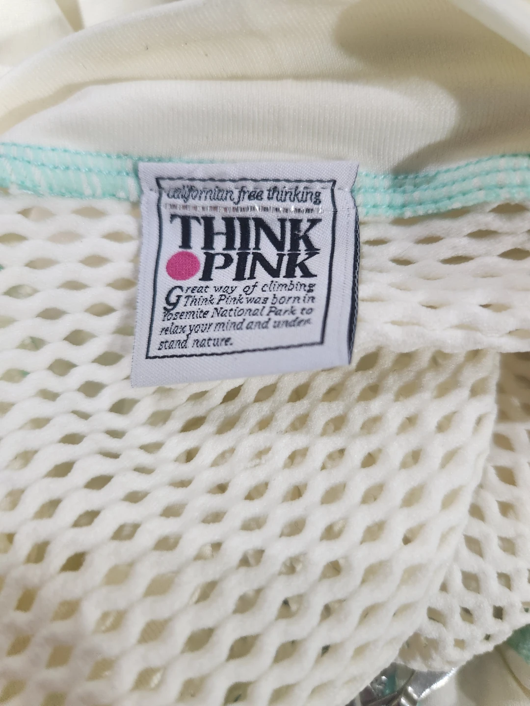 Think Pink Cream Zip-Up Long Sleeve L - photo 3