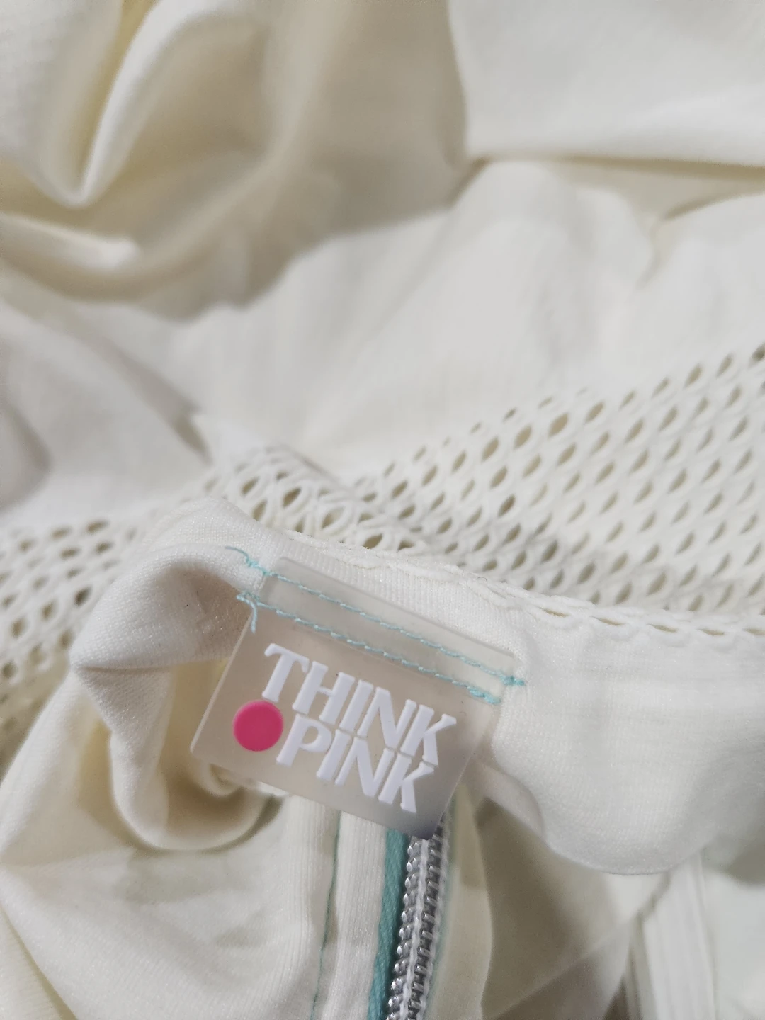 Think Pink Cream Zip-Up Long Sleeve L - photo 4