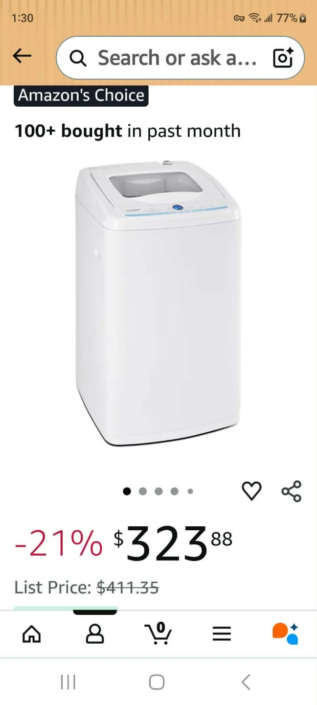 Compact Portable Washing Machine