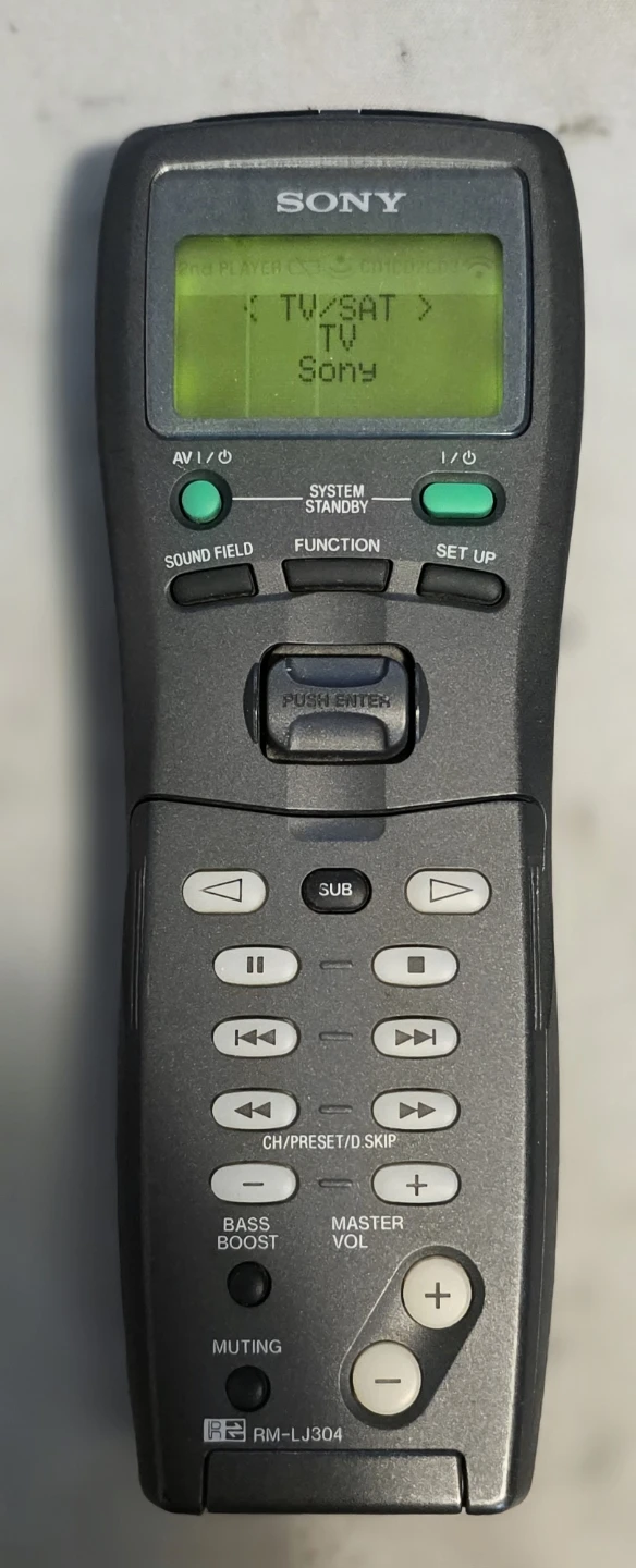 Sony RM-LJ304 Universal Remote Control - photo 2