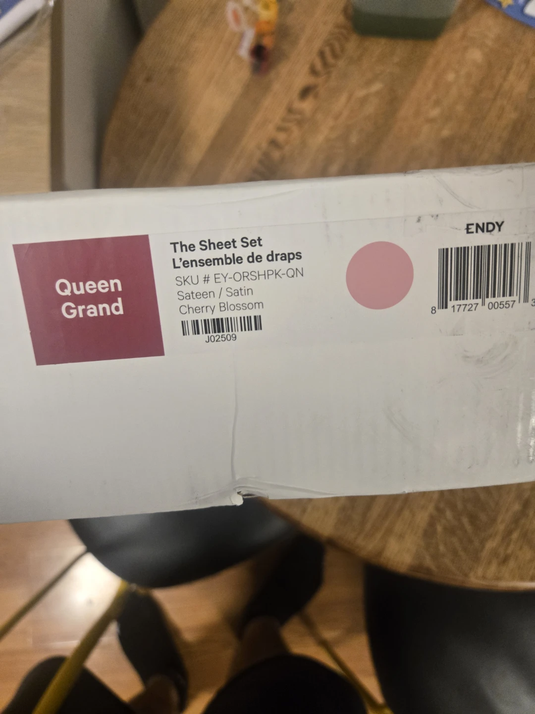 BRAND NEW - Endy Queen Sheet Set - Cherry Blossom - photo 2