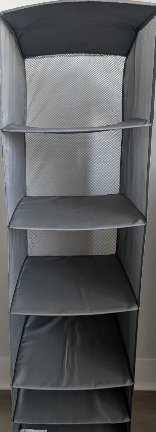 Two Grey 6-Shelf Hanging Closets - photo 3