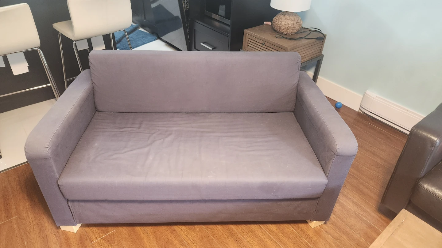 Grey Loveseat Sofa