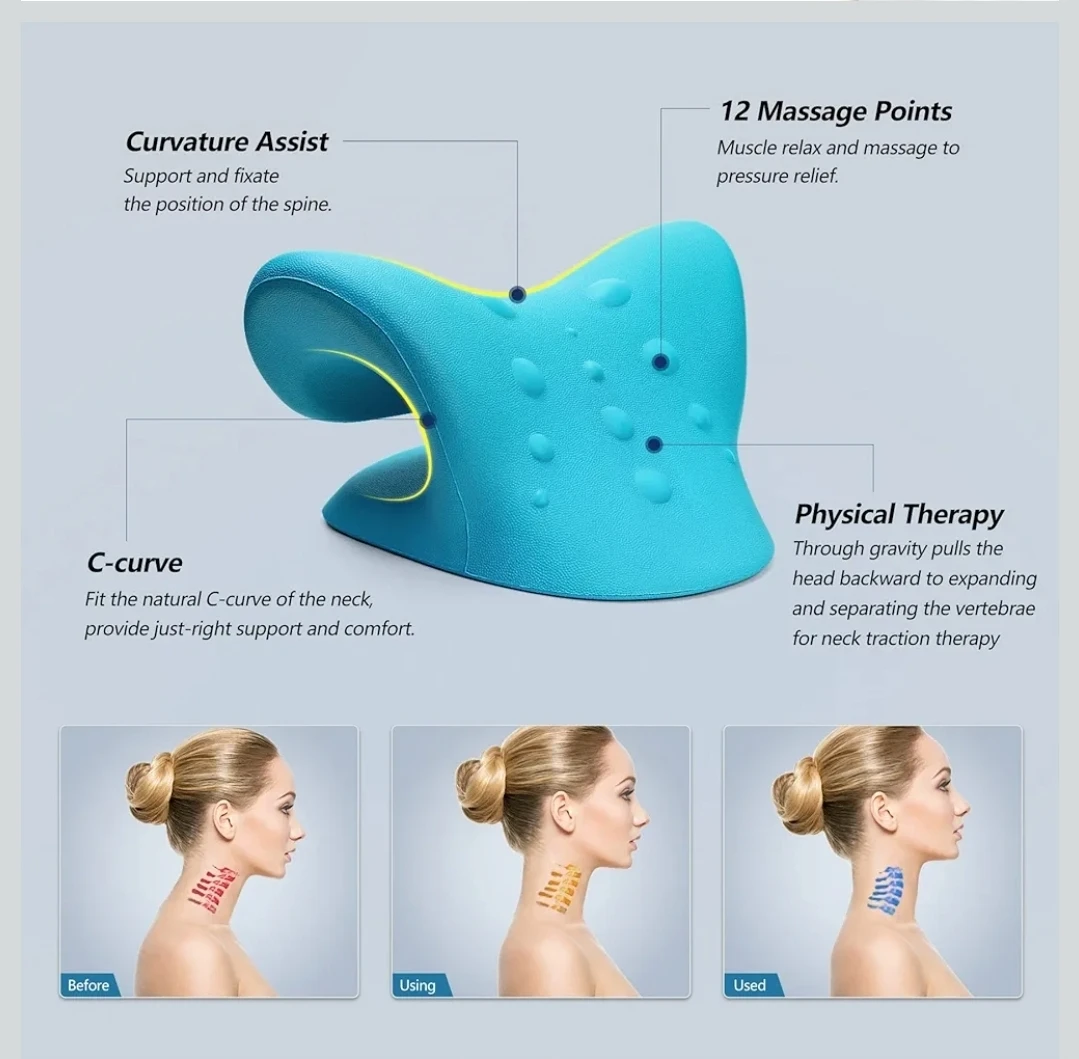 Neck & Shoulder Relaxer Traction Pillow - photo 2