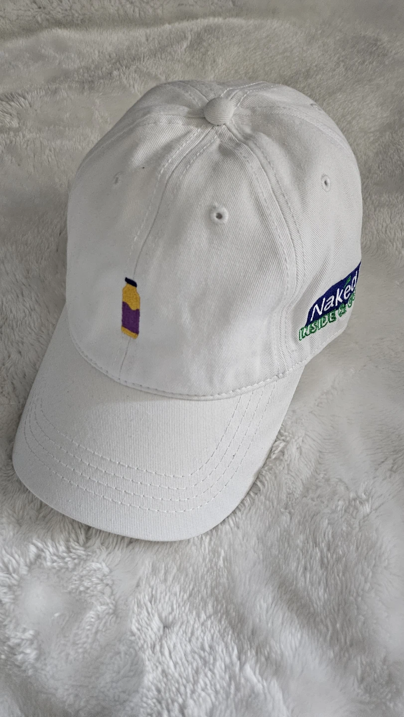 White Naked Inside & Out Baseball Cap ⚽