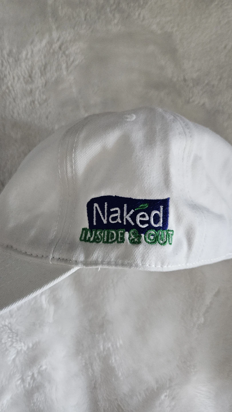 White Naked Inside & Out Baseball Cap ⚽ - photo 2