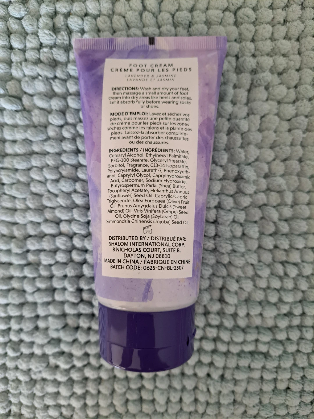 Pure Spa Foot Cream - Lavender & Jasmine - photo 2