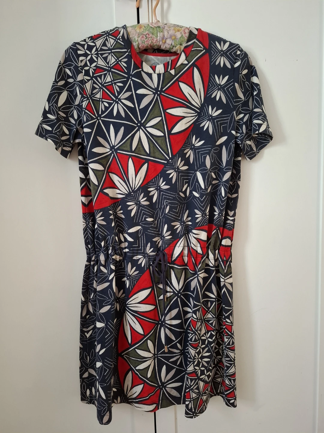 Colorful Patterned Tunic Dress