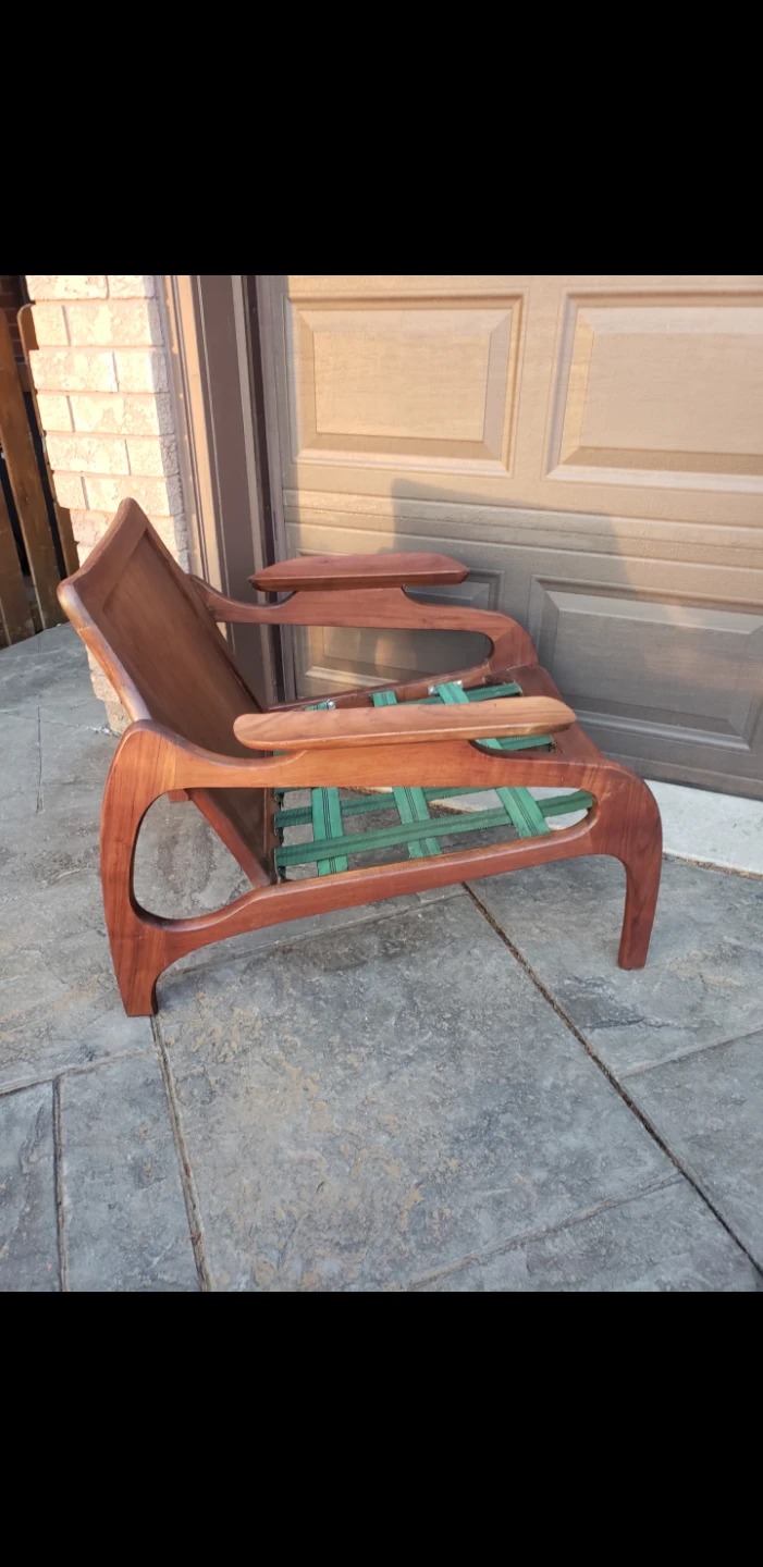 Mid-Century Modern Danish Walnut Lounge Chair by Adrian Pearsall - photo 2