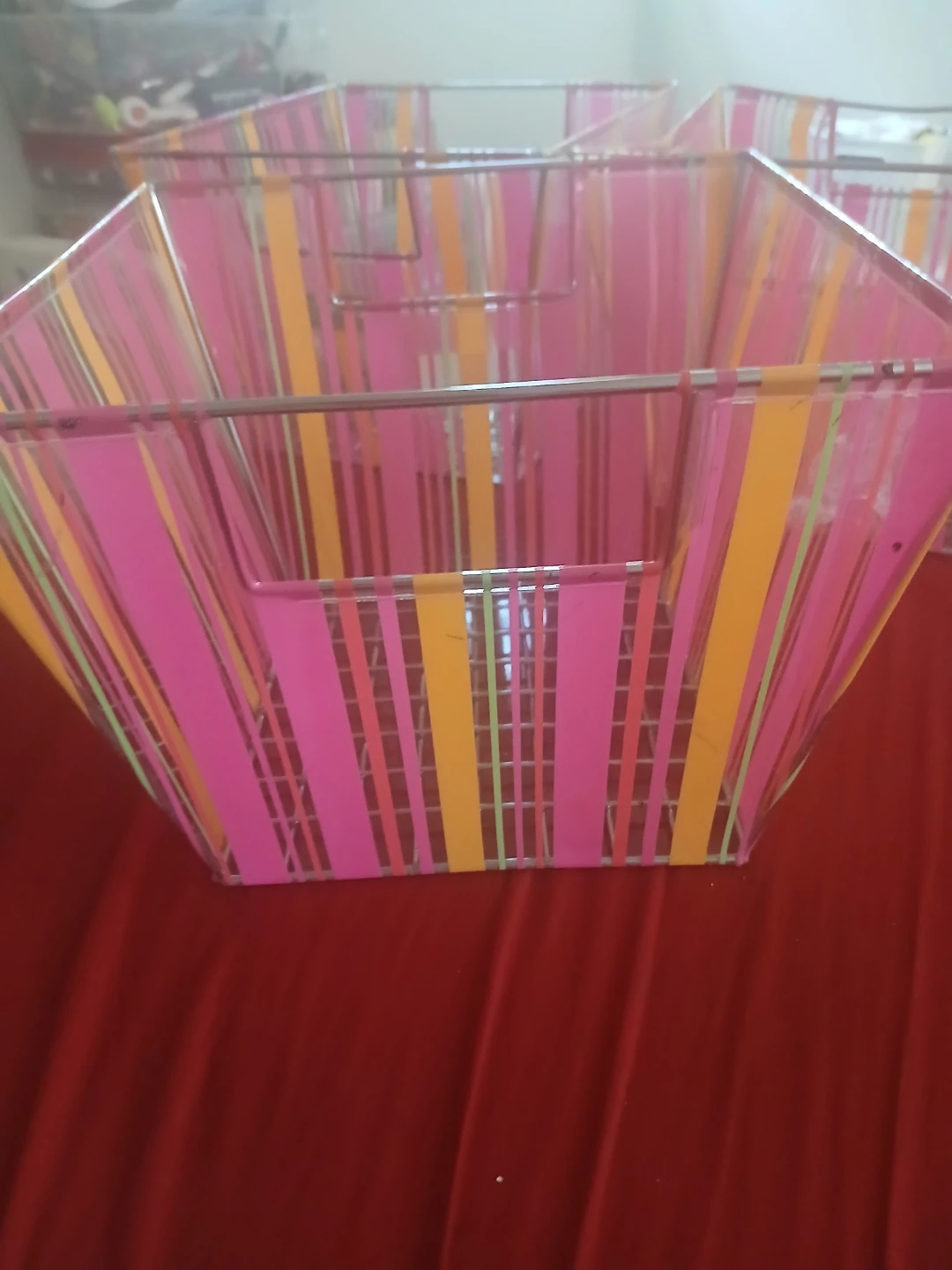 Set of 3 Striped Storage Baskets - photo 2