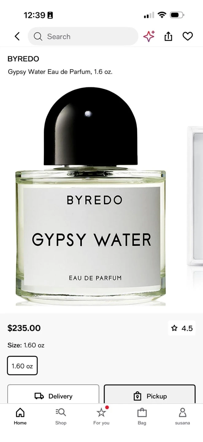 Byredo Gypsy Water Eau de Parfum, 1.6 oz