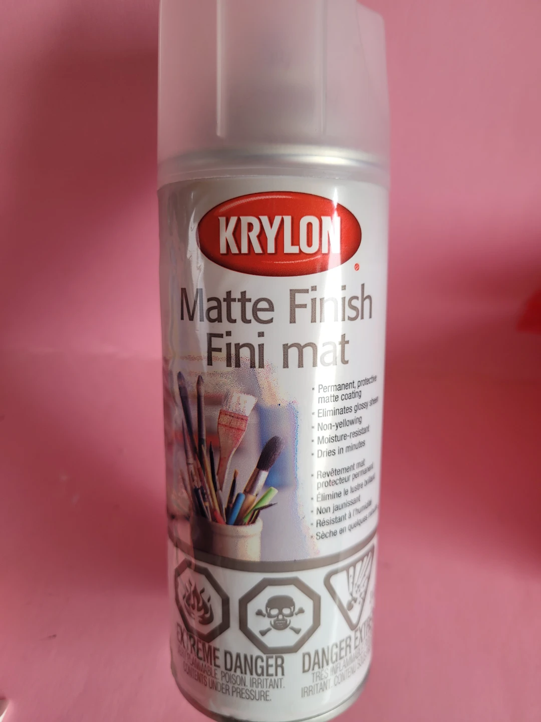 Krylon matte finish spray paint ⚽