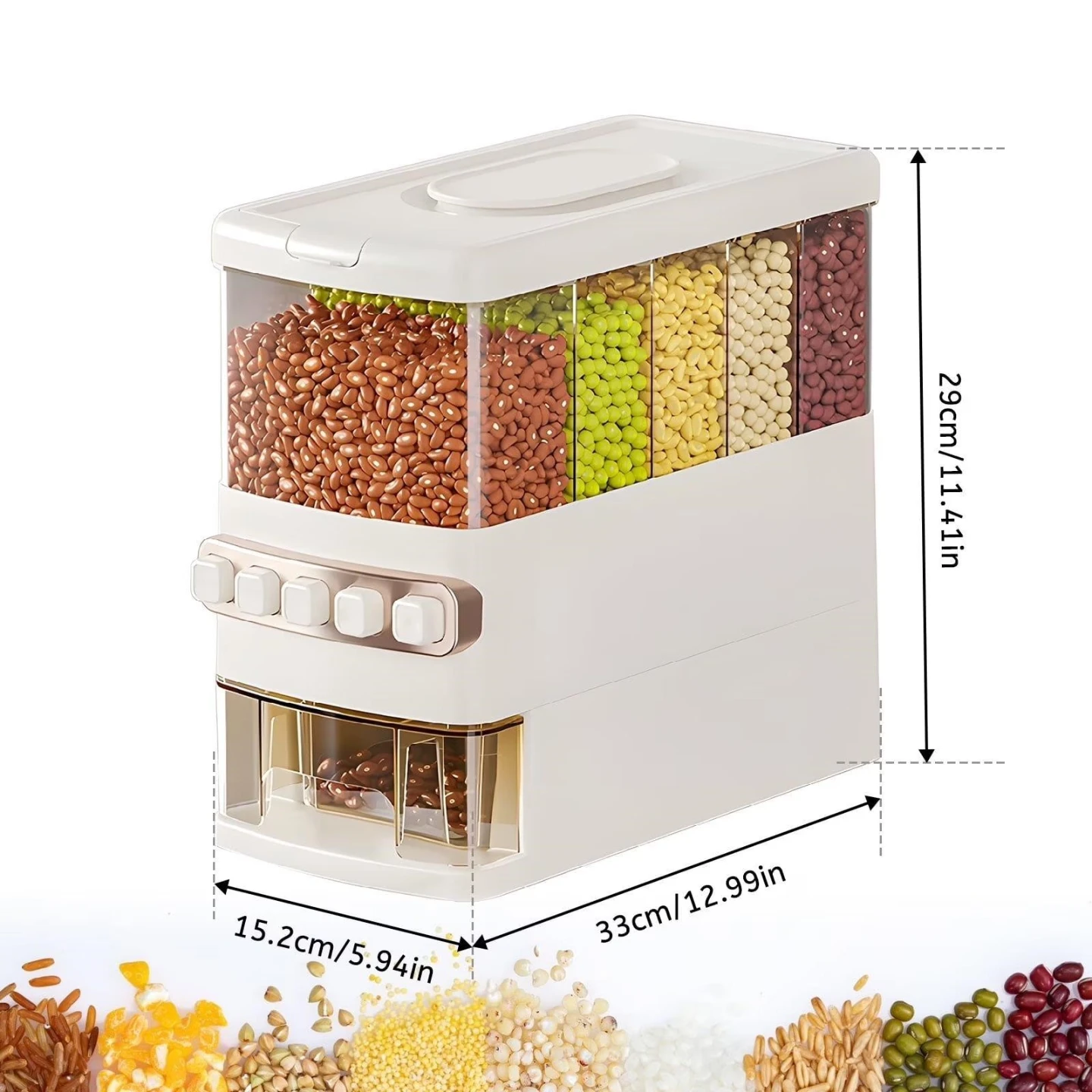 Multi-Compartment Cereal Dispenser