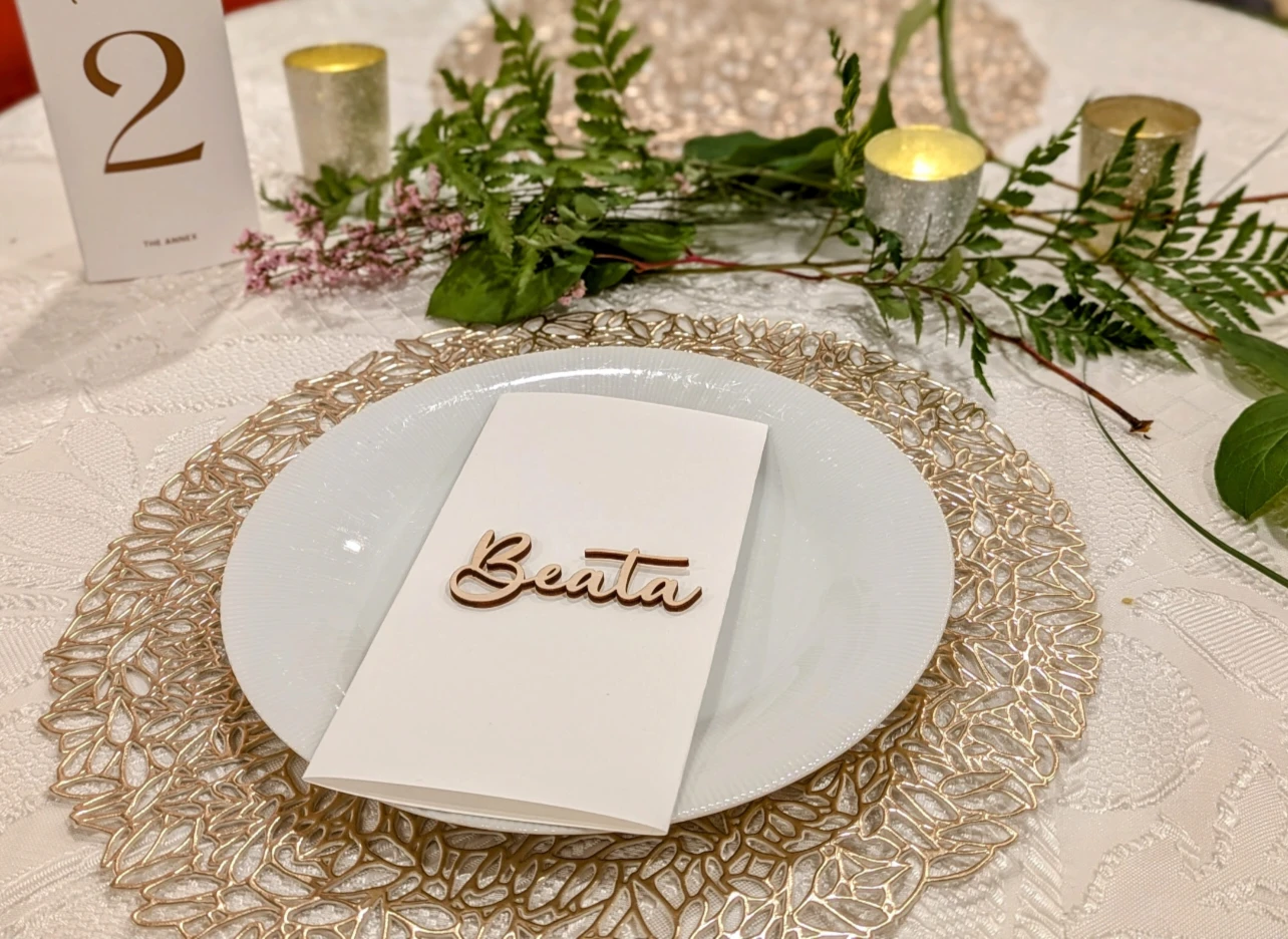 Gold Leaf Design Placemats (Set of 75+) - photo 2