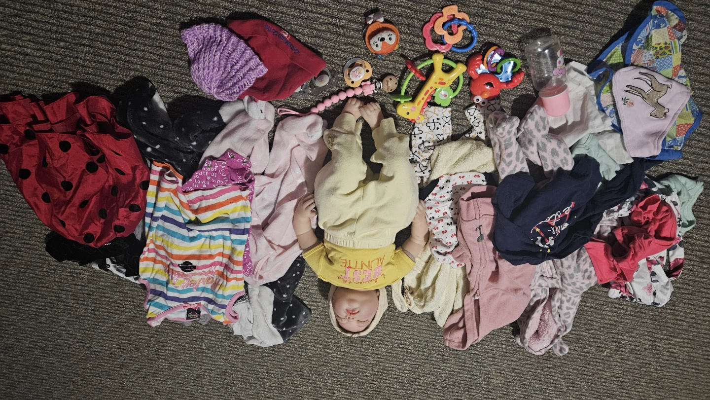 Reborn Baby Doll and Clothing Bundle - photo 2