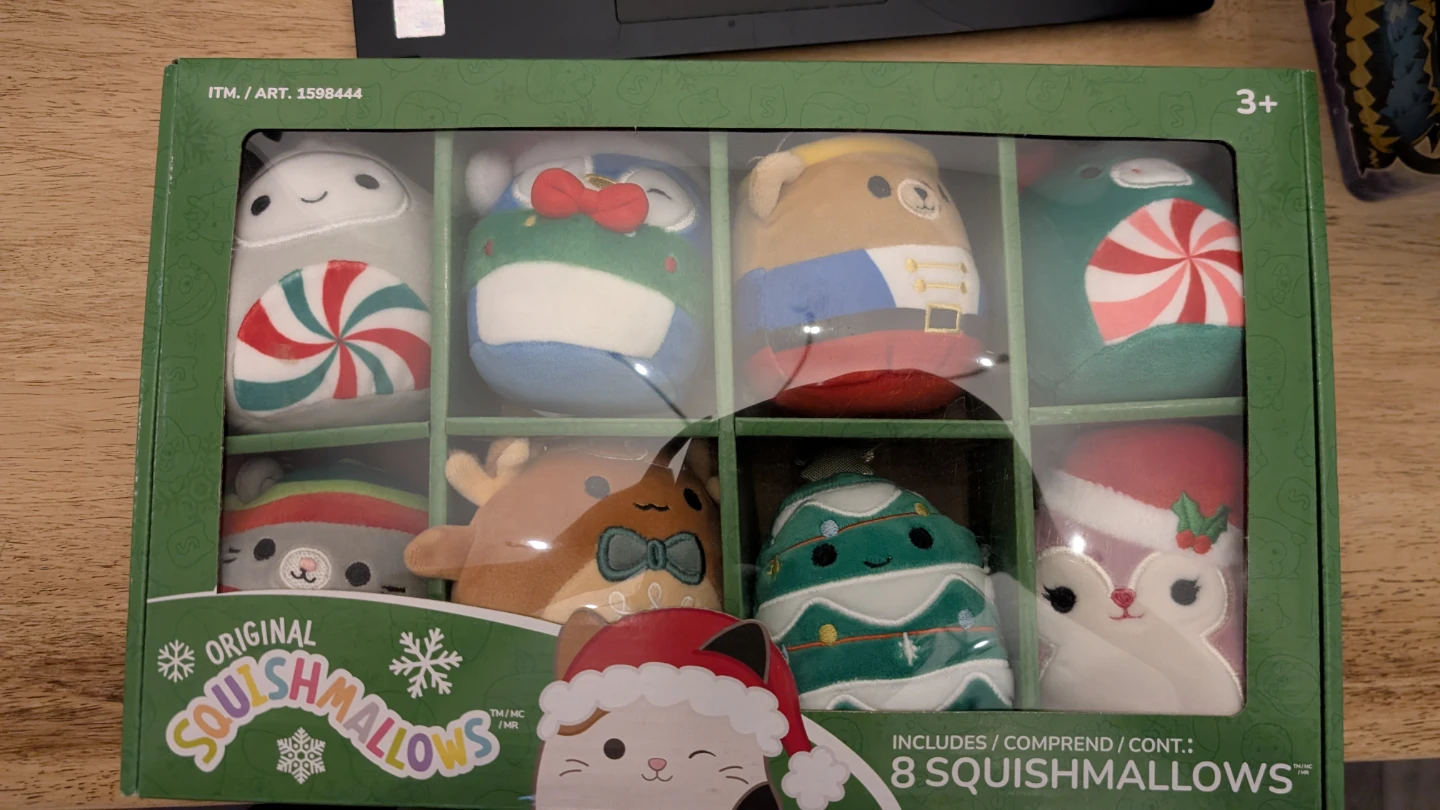 Squishmallows Holiday Ornament Set