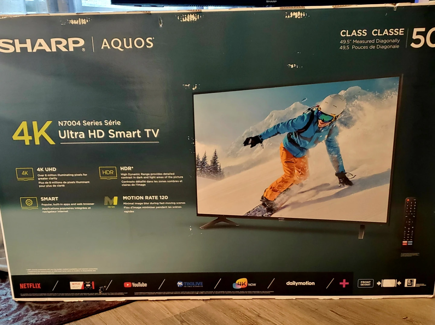Sharp Aquos 50" 4K UHD Smart TV - photo 3
