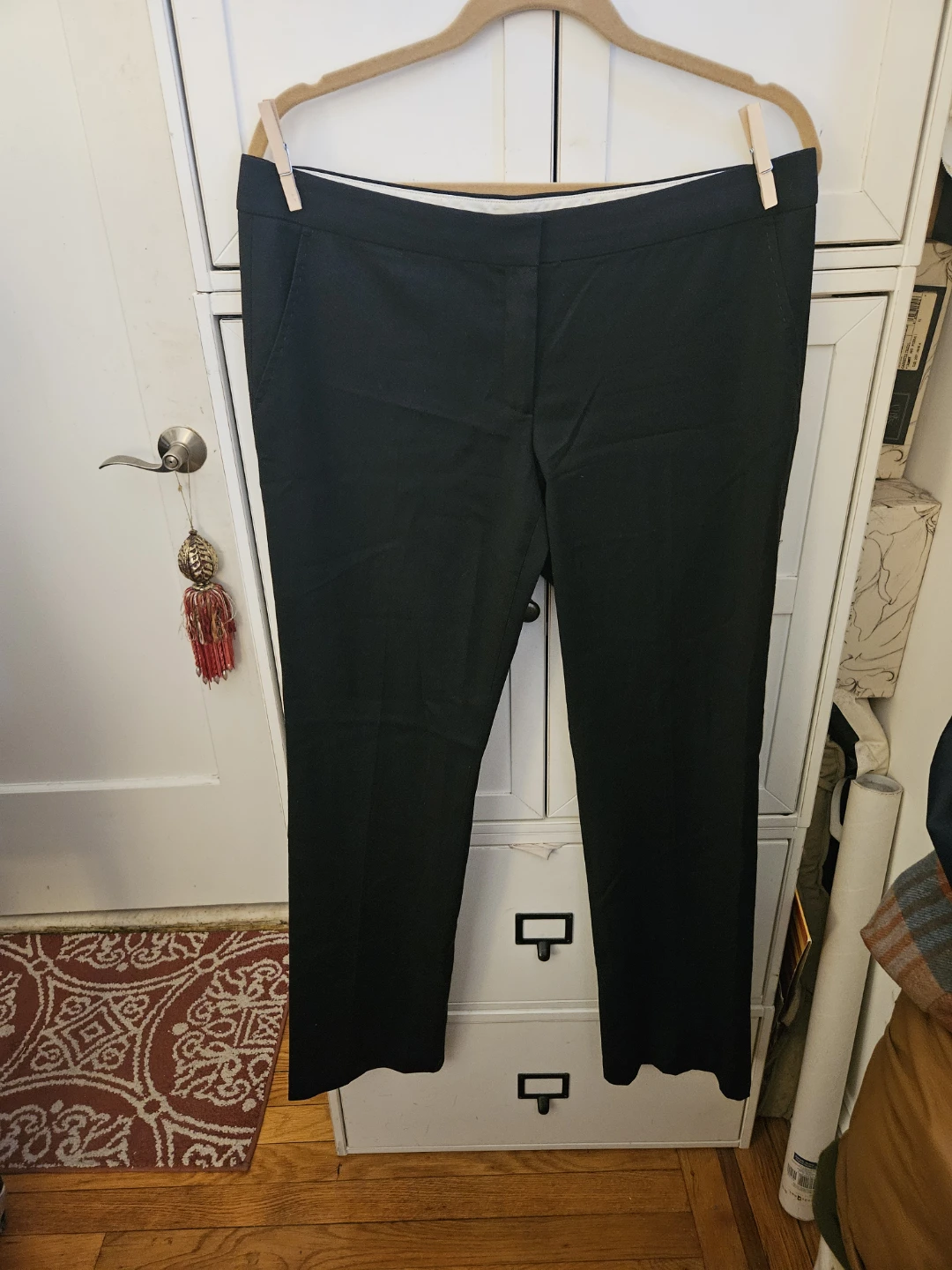 Elie Tahari Black Wool Blend Dress Pants size 12