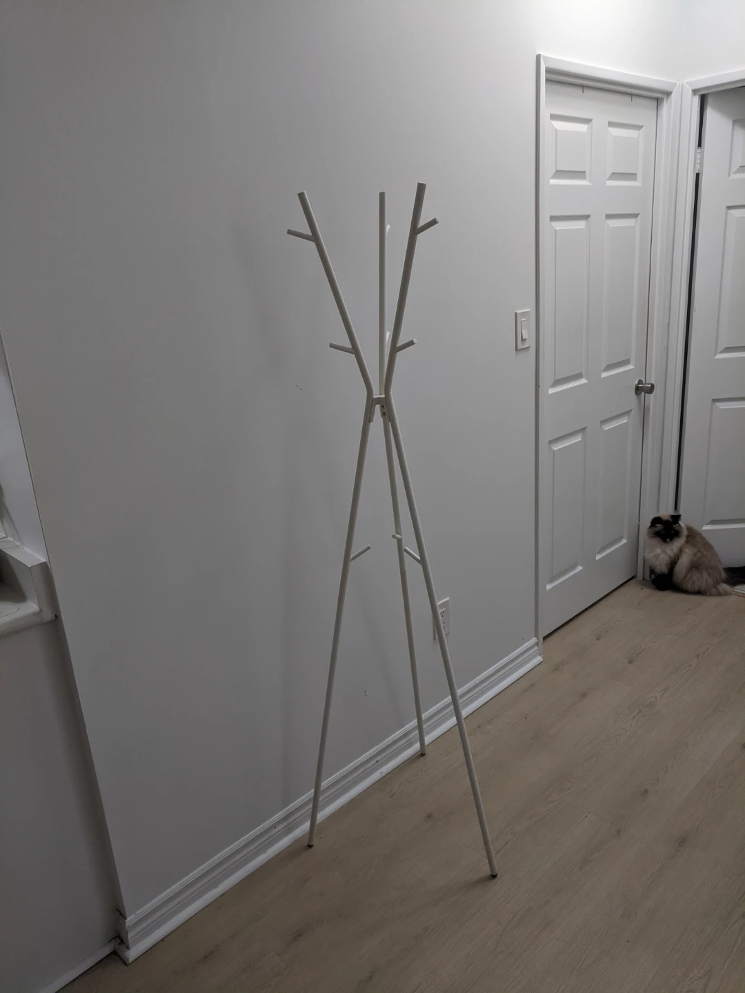 White Tree Branch Coat Rack - photo 2
