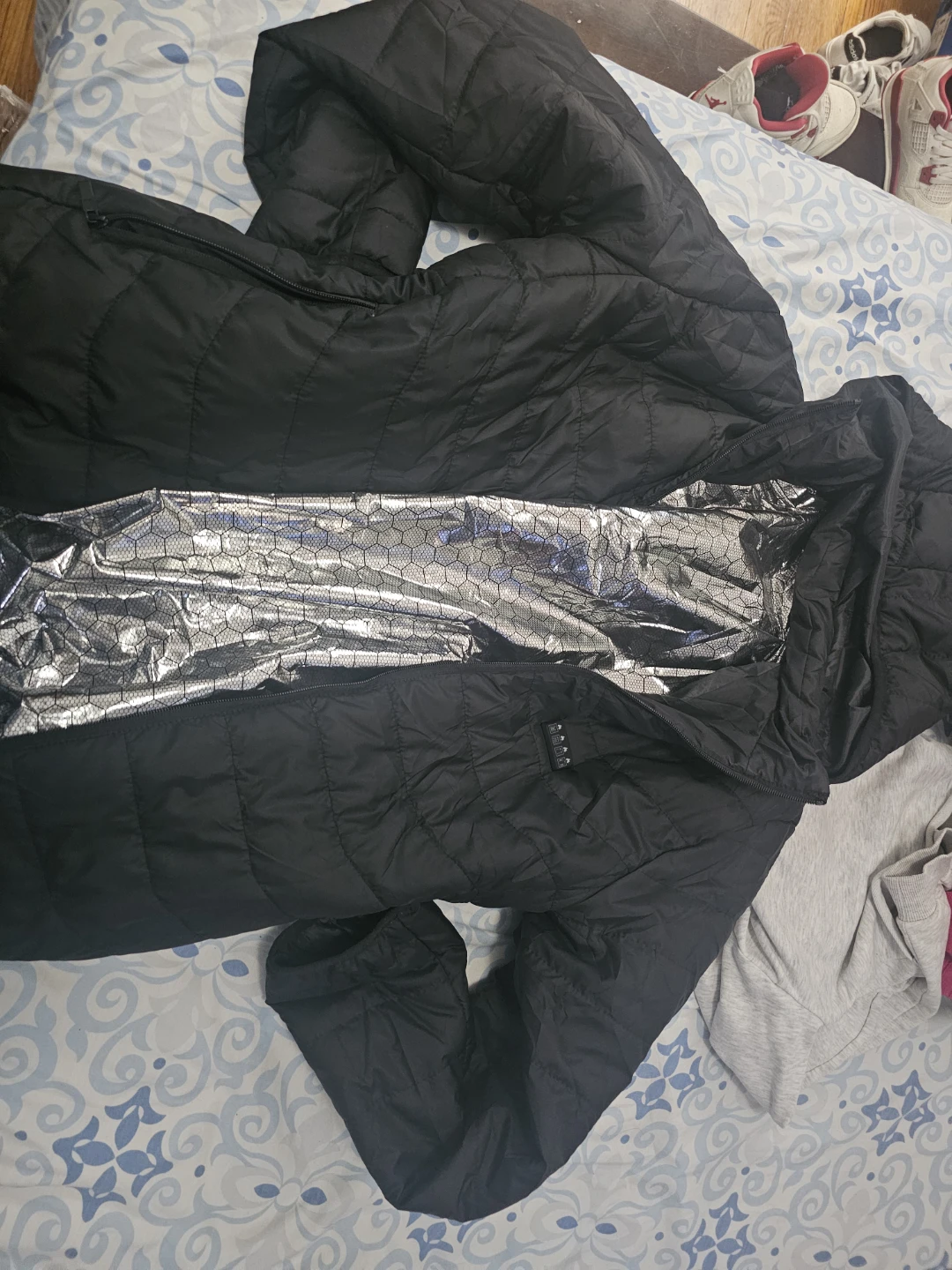 Black Columbia Thermal Reflective Puffer Jacket