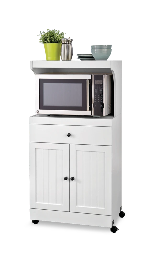 White Kitchen Cart Baker's Rack - photo 2