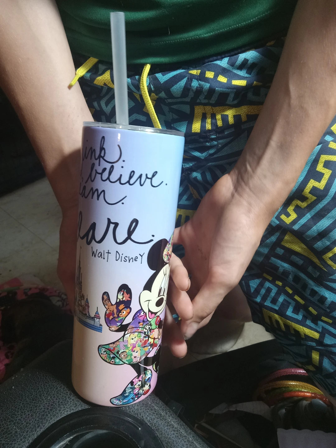 Walt Disney Mickey Mouse Tumbler with Straw