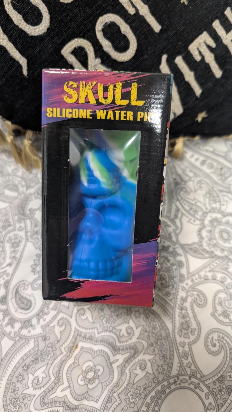 Skull Silicone Water Bong